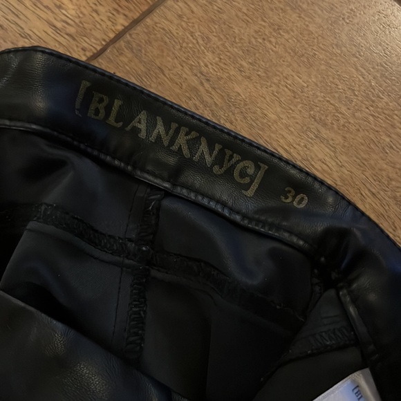 Blank NYC Vegan Leather Pants Moto 30 - Picture 11 of 12